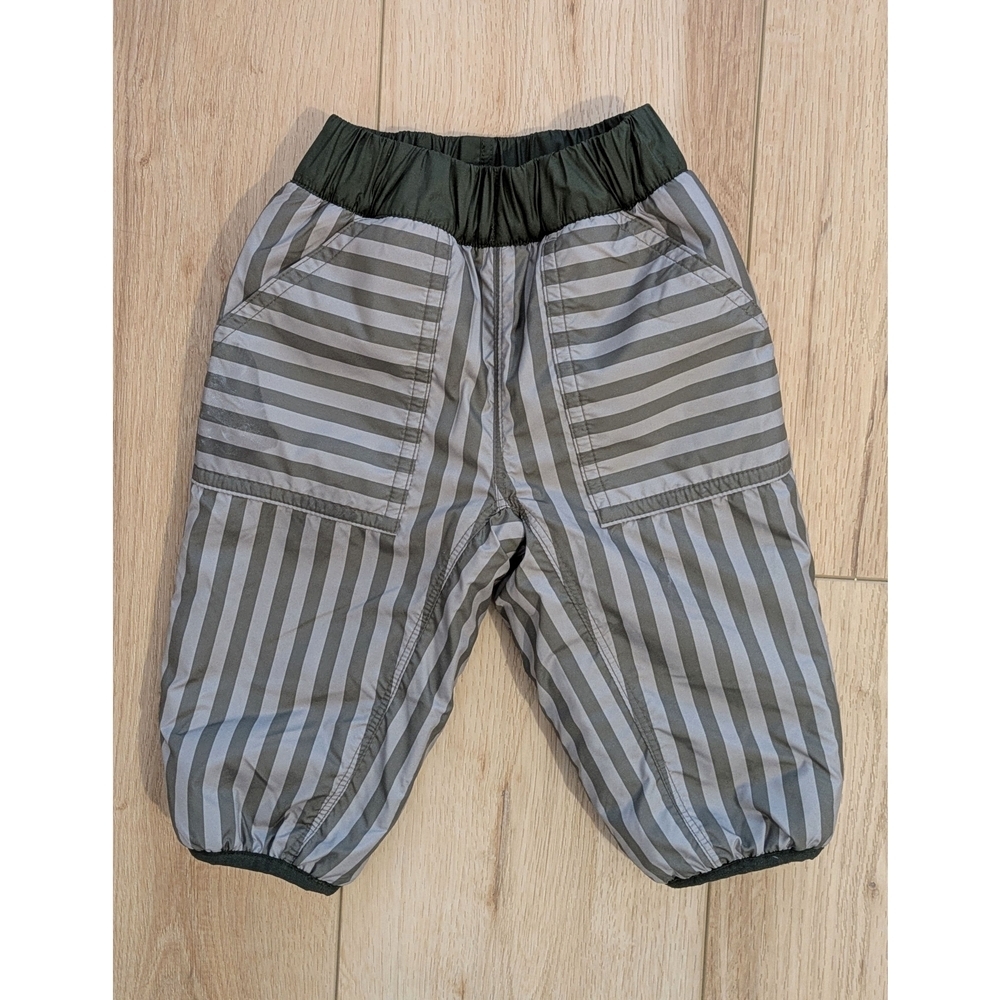 Patagonia Olive Green & Brown Reversible Insulated Baby Pants